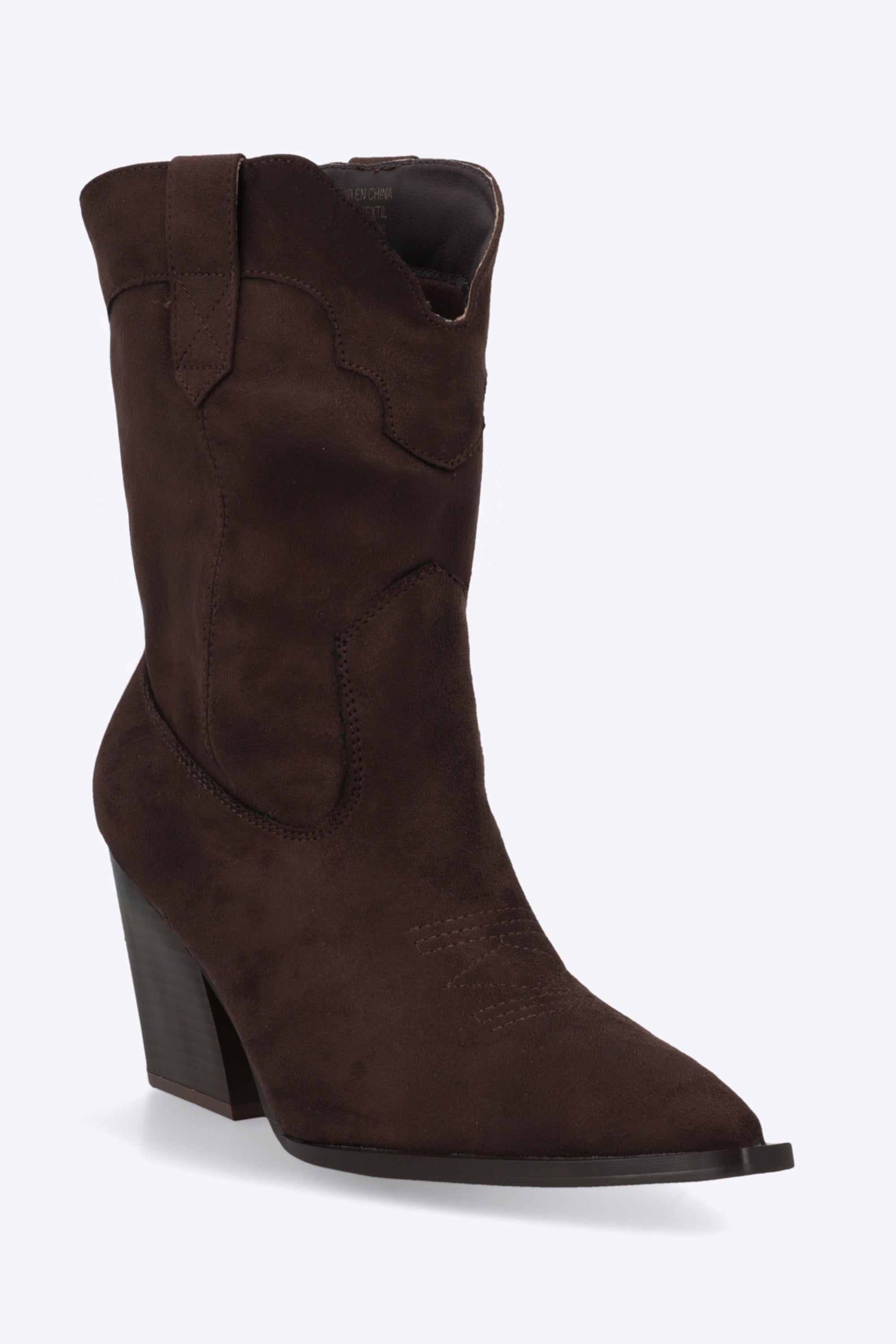 Botin vaquero sencillo gamucina