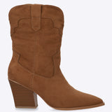 Botin vaquero sencillo gamucina