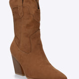 Botin vaquero sencillo gamucina