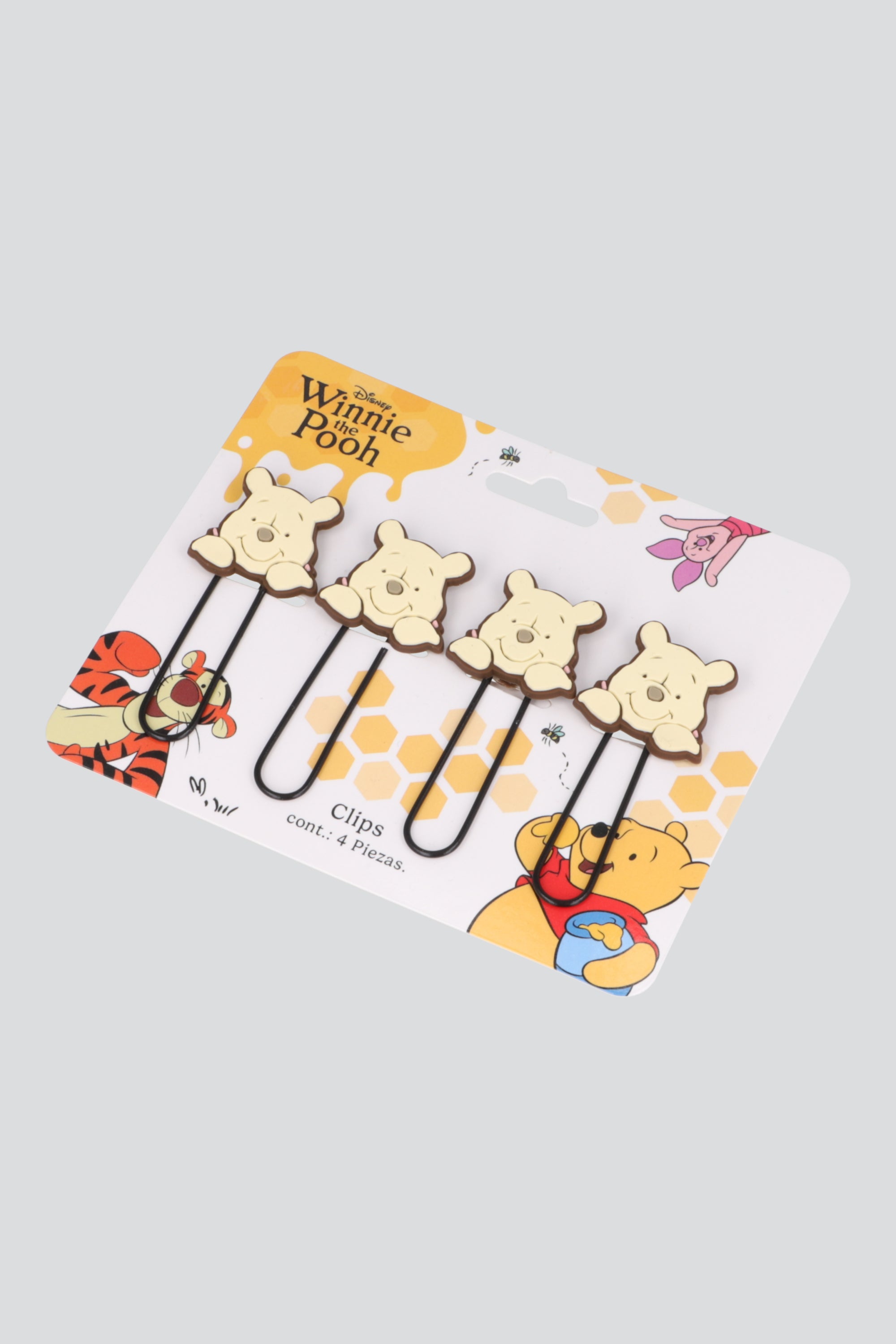 Set de clips Winnie the pooh AMARILLO PASTEL