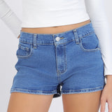 Mini short denim