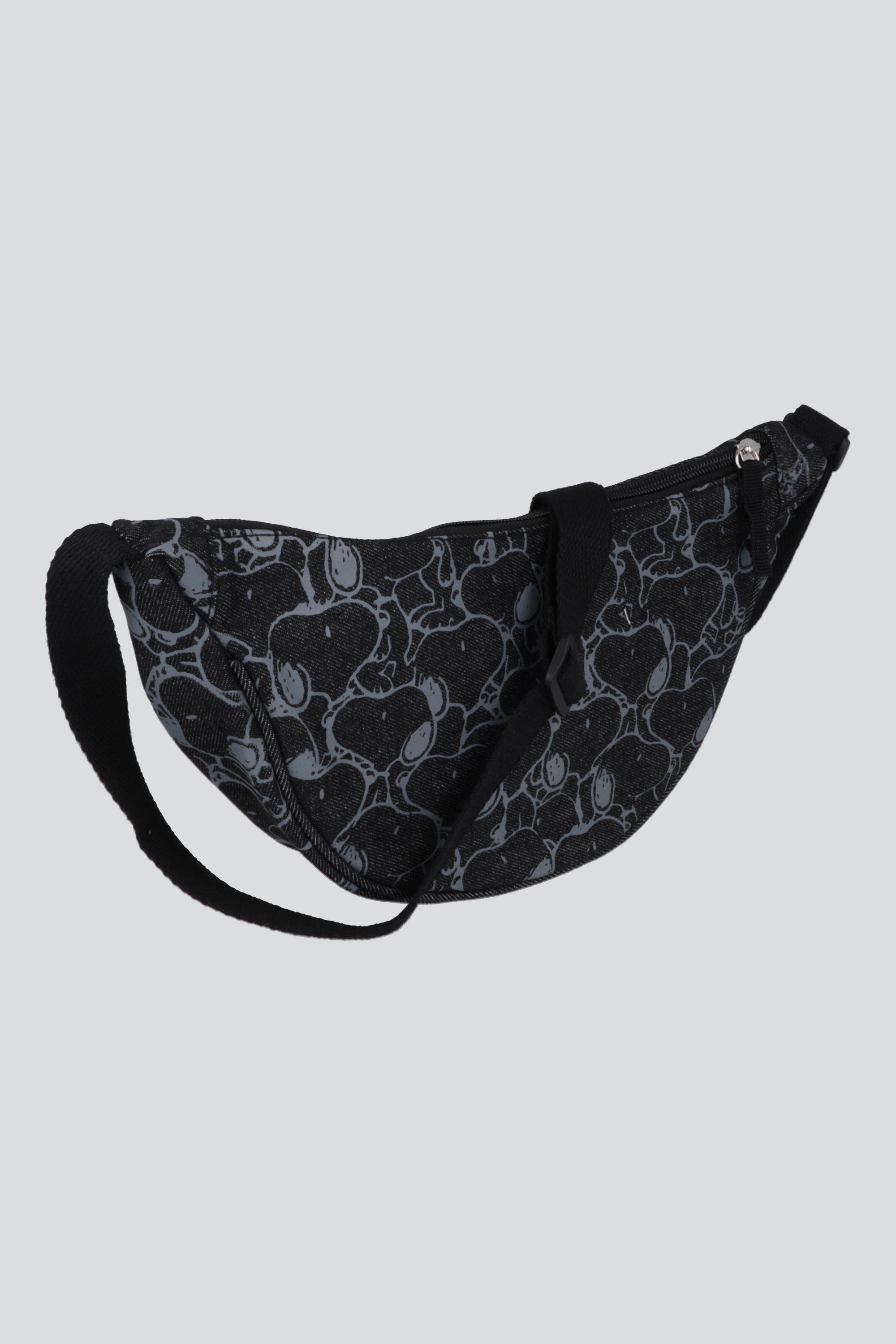 Bolsa luna Snoopy full print GRIS OBSCURO