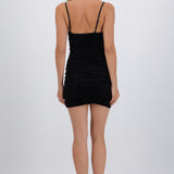 Vestido mini velvet brillos