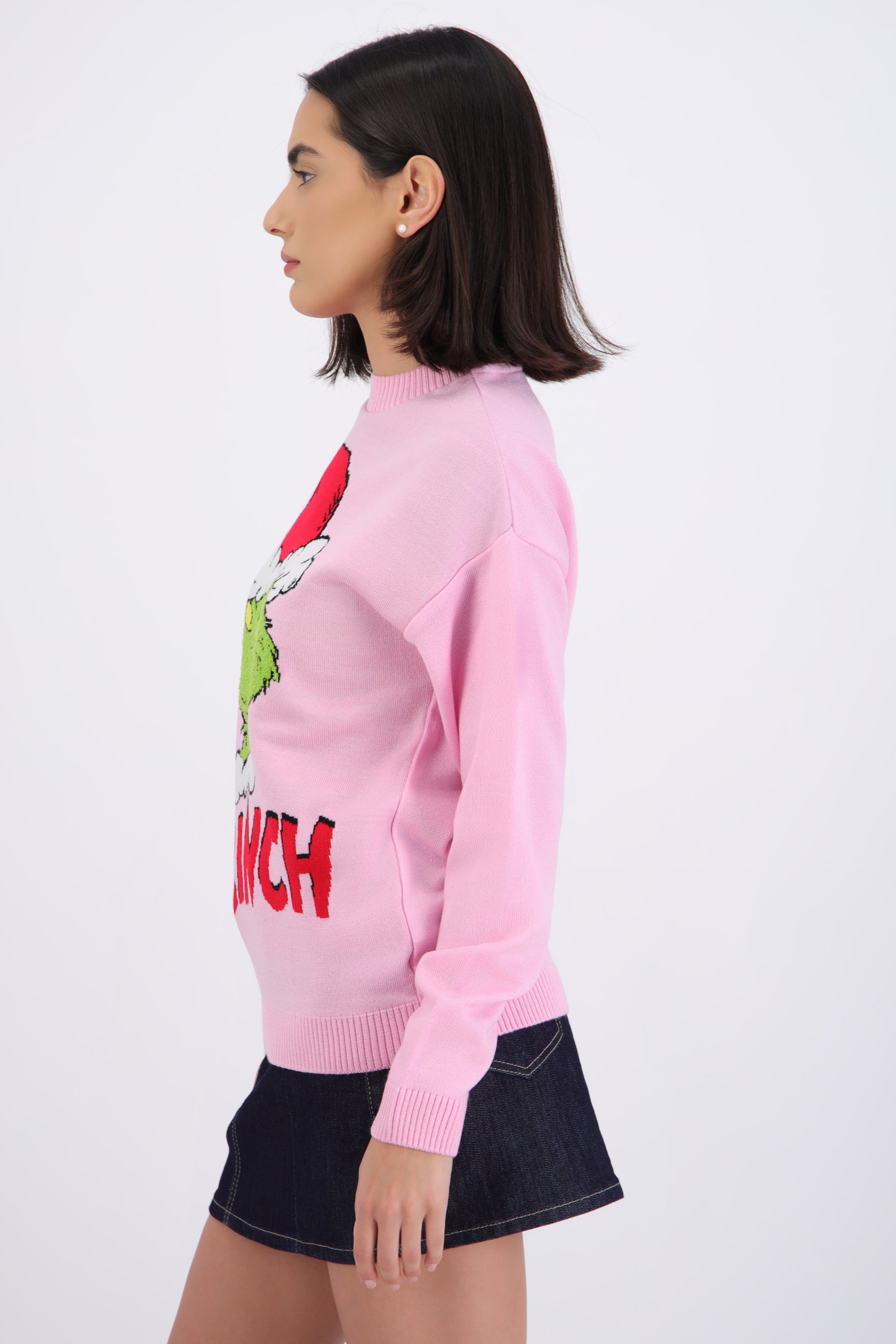 Sueter Grinch cara gorro