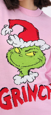 Sueter Grinch cara gorro