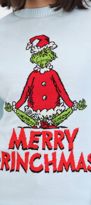 Sueter Grinch sentado textura