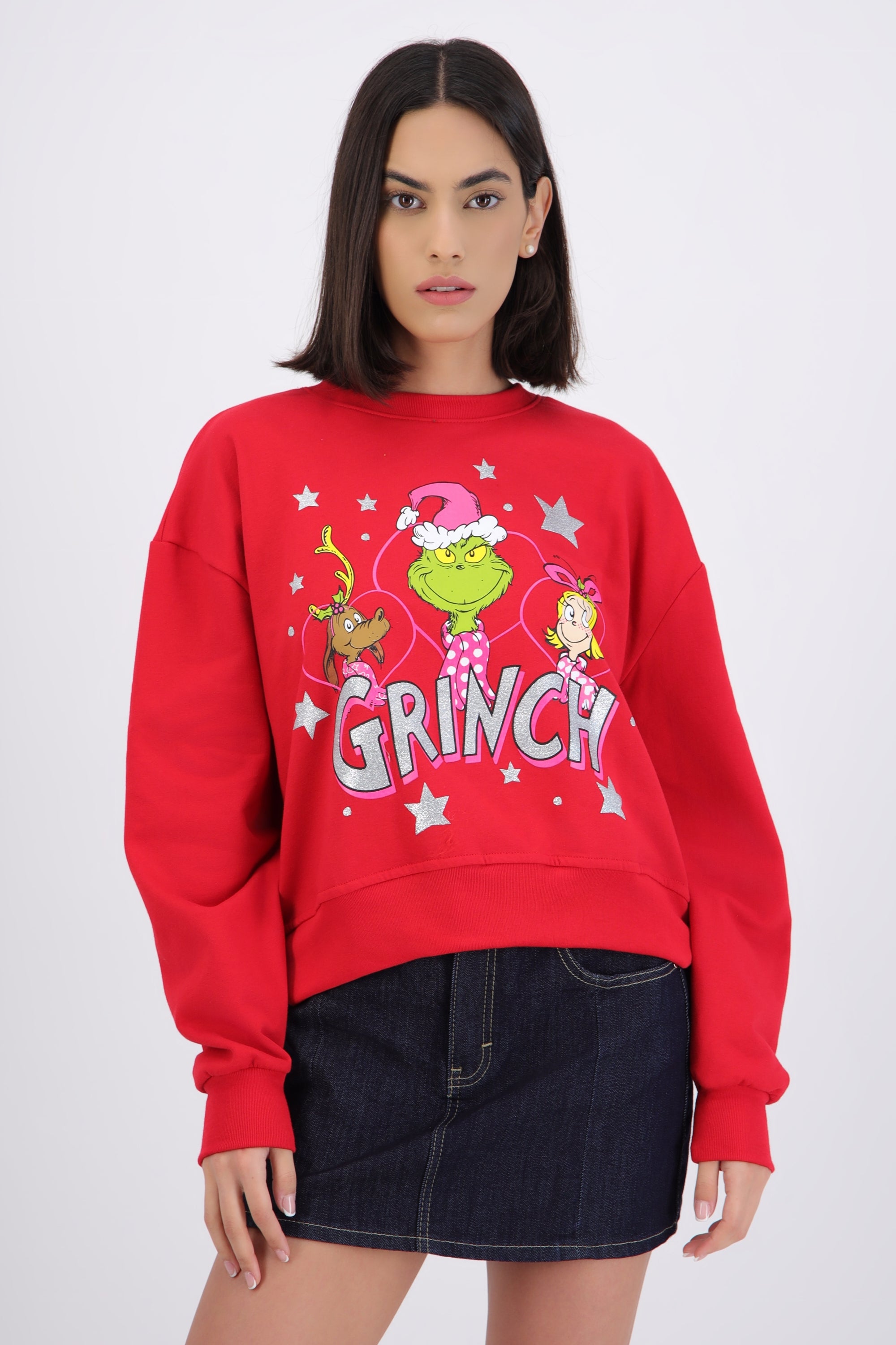 Sudadera Grinch Corazones