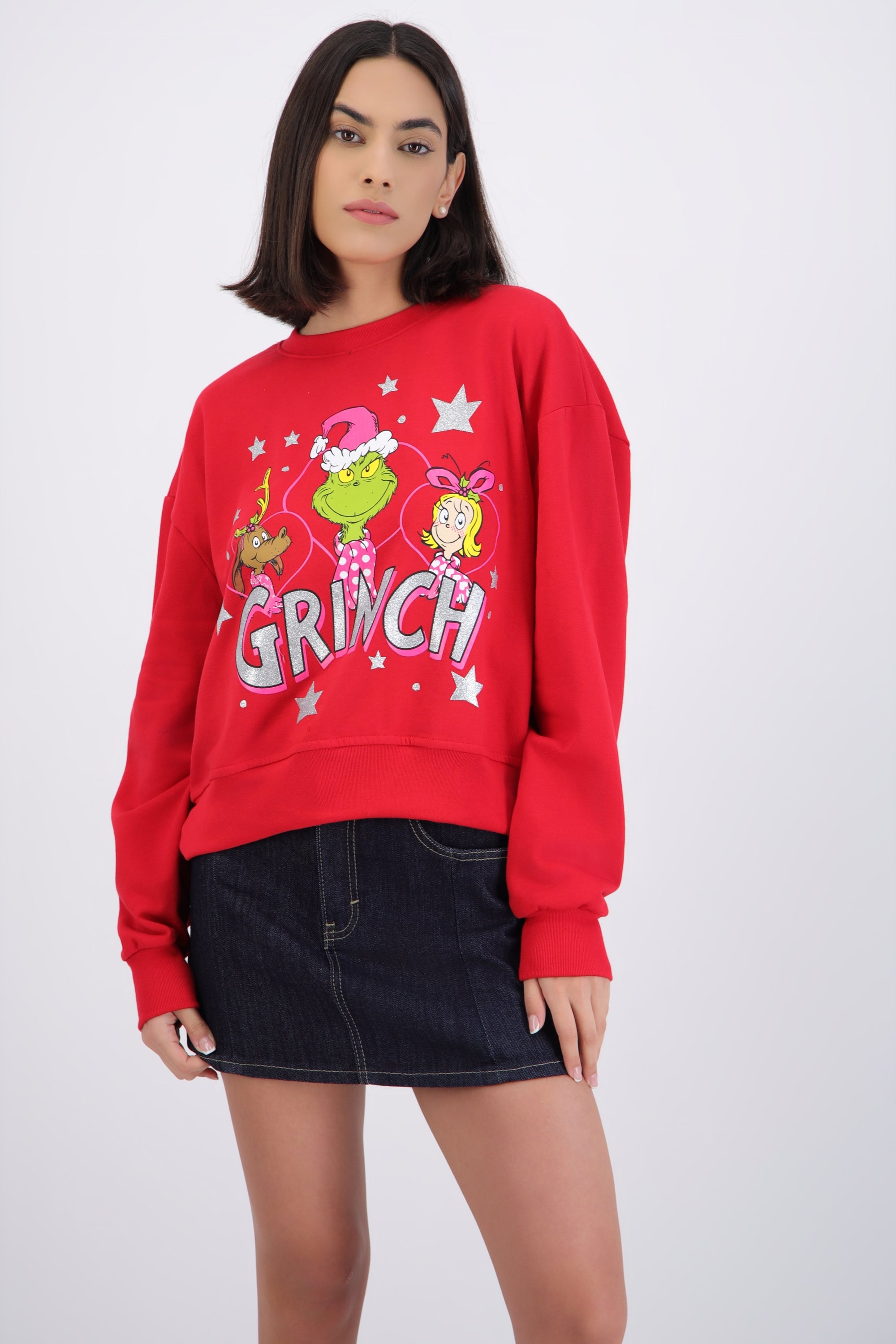 Sudadera Grinch Corazones