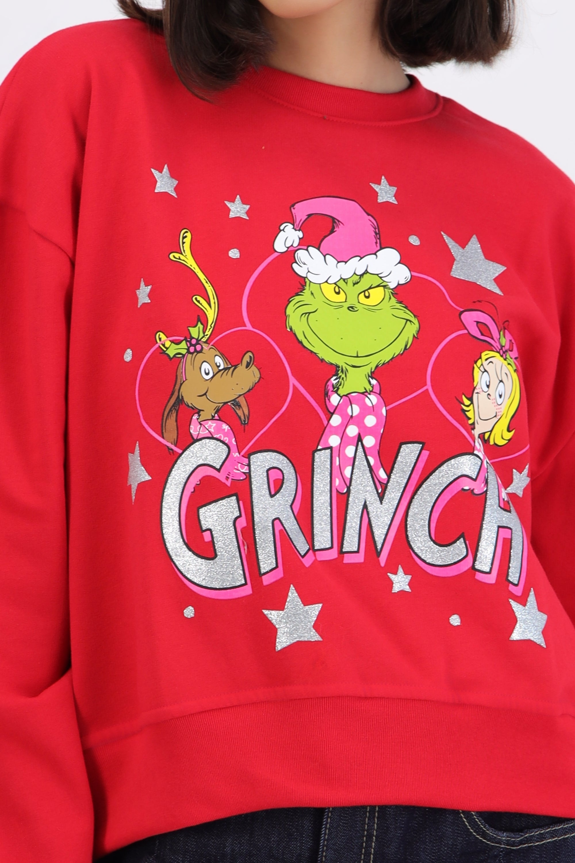 Sudadera Grinch Corazones