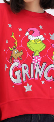 Sudadera Grinch Corazones