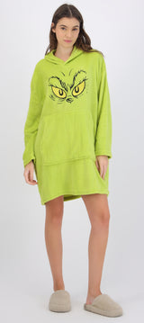 Maxi sudadera cozy grinch ojos