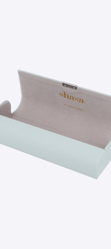 Funda lentes placa metálica