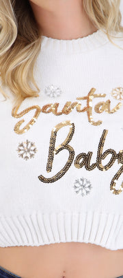 Suéter santa baby copos