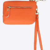 Cartera cierre monocolor