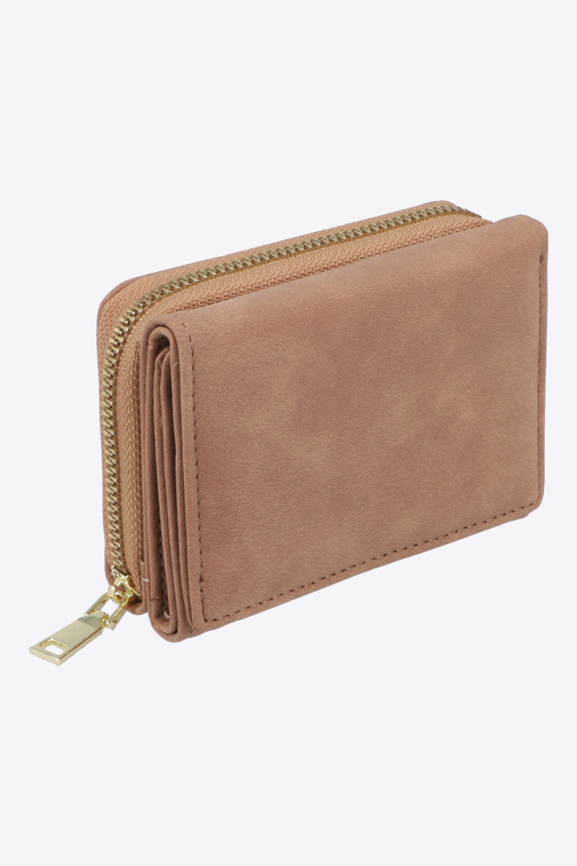 Cartera suede TAN