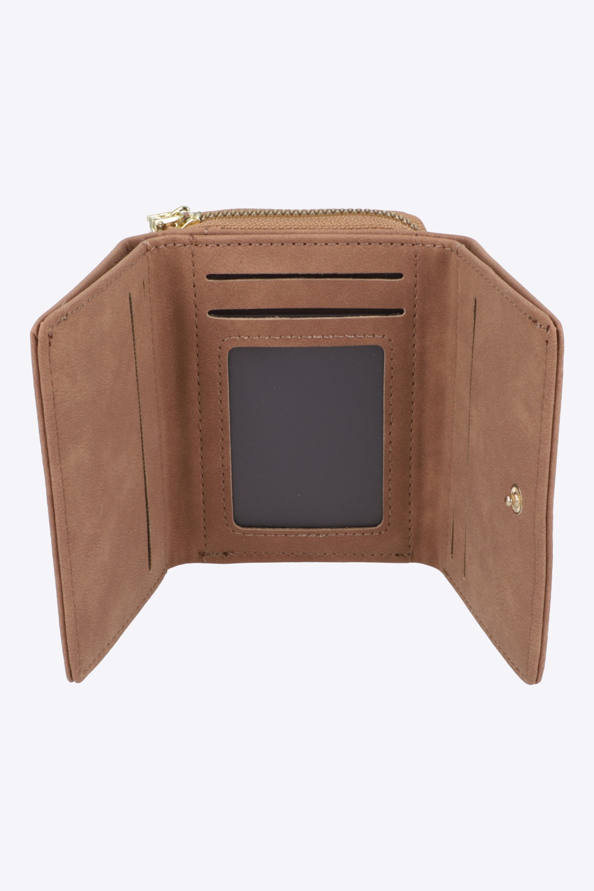 Cartera suede TAN