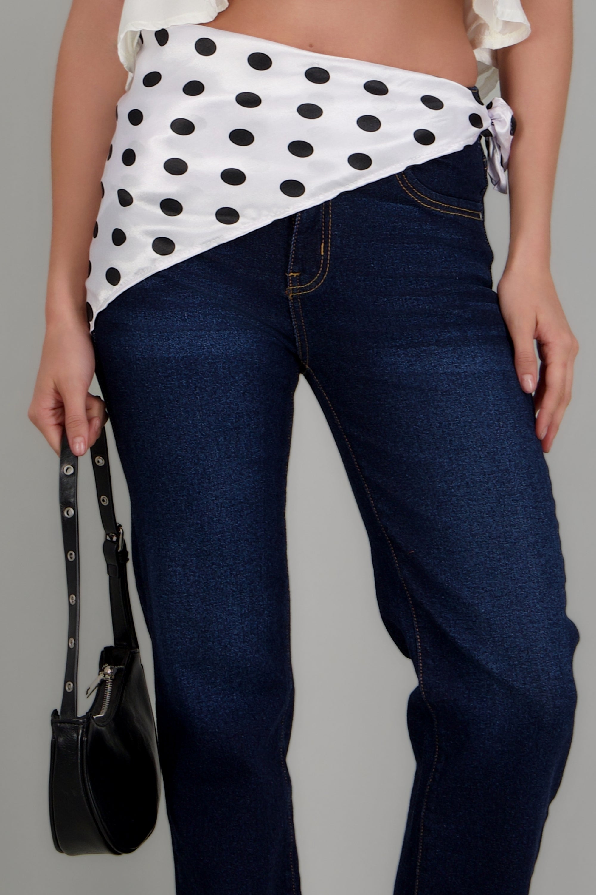 Jeans straight pañoleta INDIGO