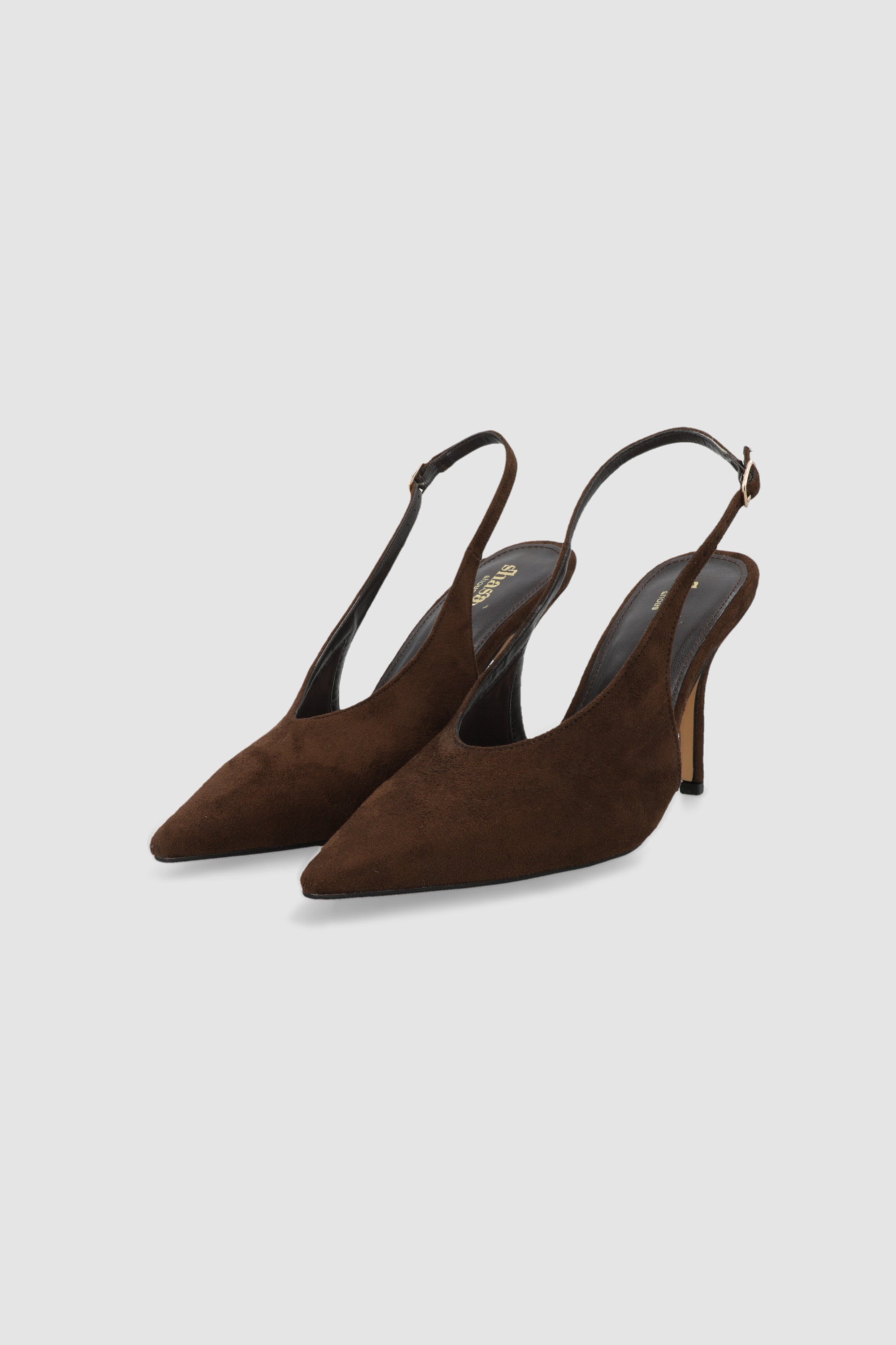 Tacon puntal sling back CAFE