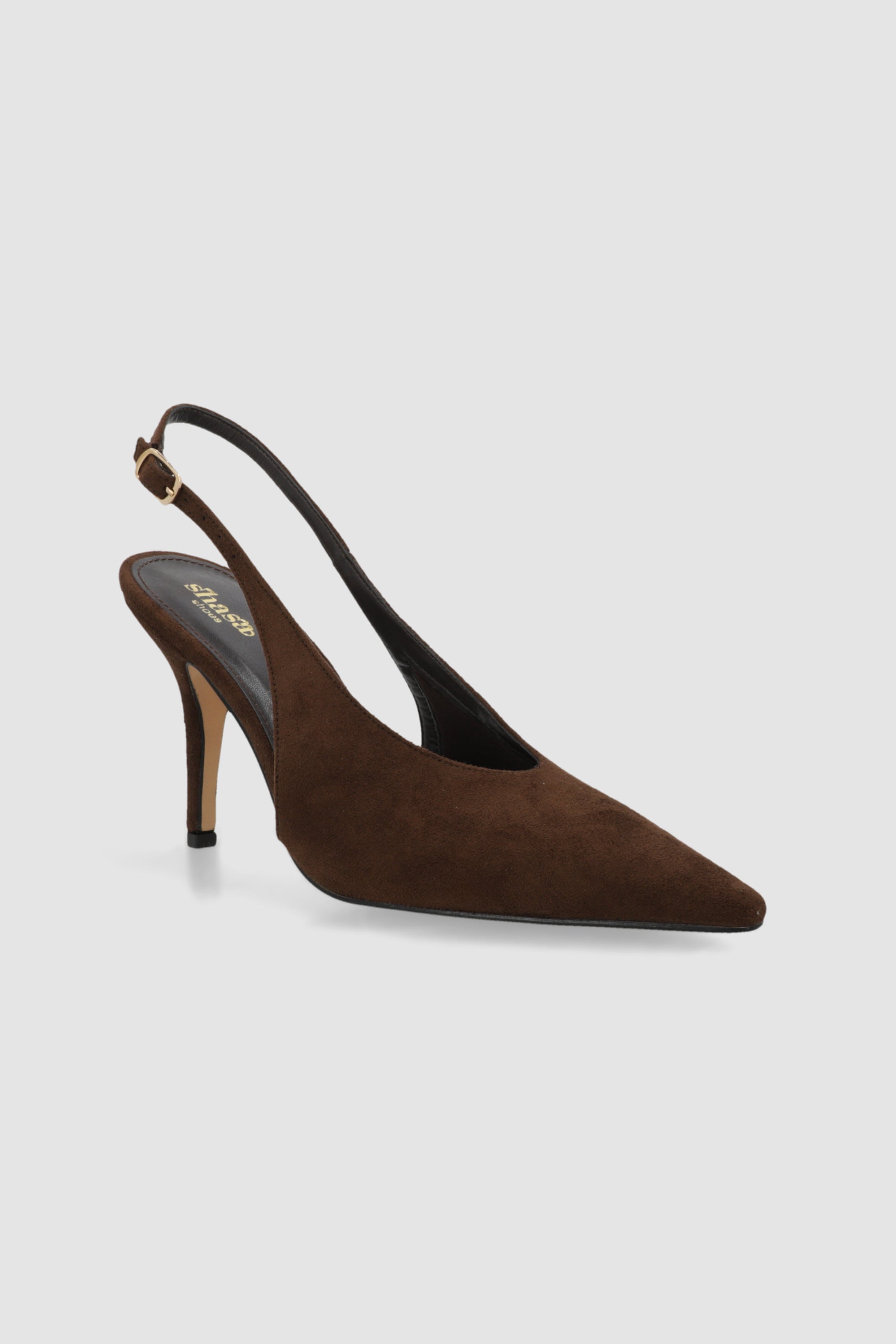 Tacon puntal sling back CAFE