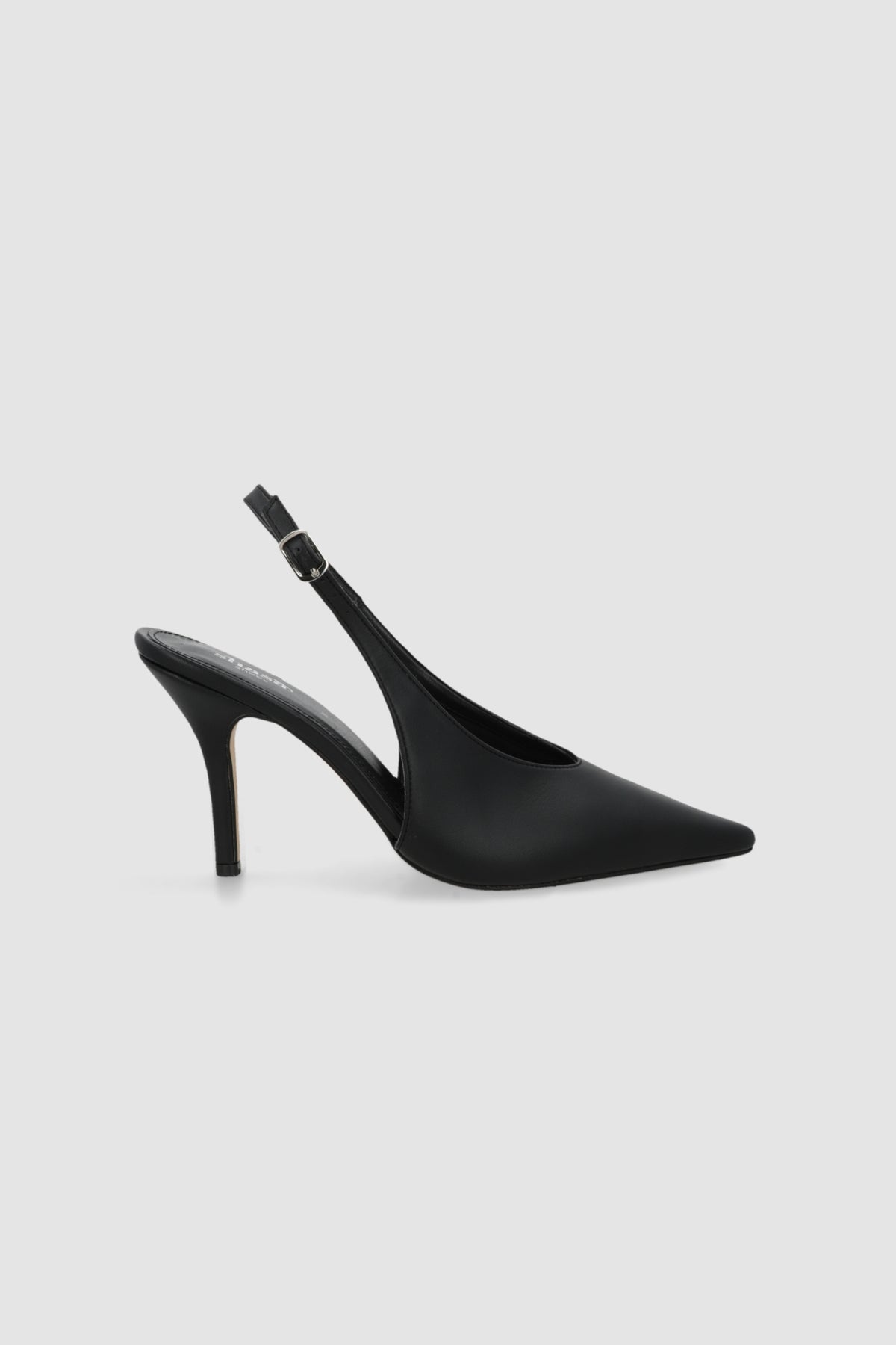 Tacon puntal sling back NEGRO