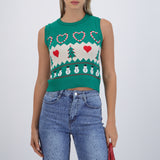 Chaleco navidad grecas snowman