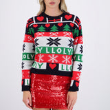 Suéter grecas holly jolly