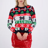 Suéter grecas holly jolly