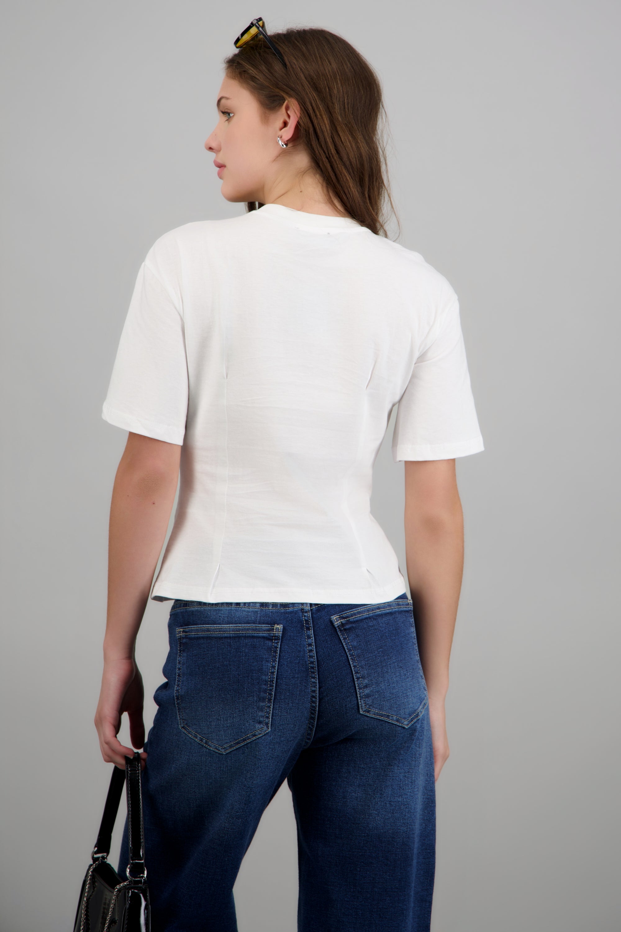 Tshirt basica ajustada BLANCO