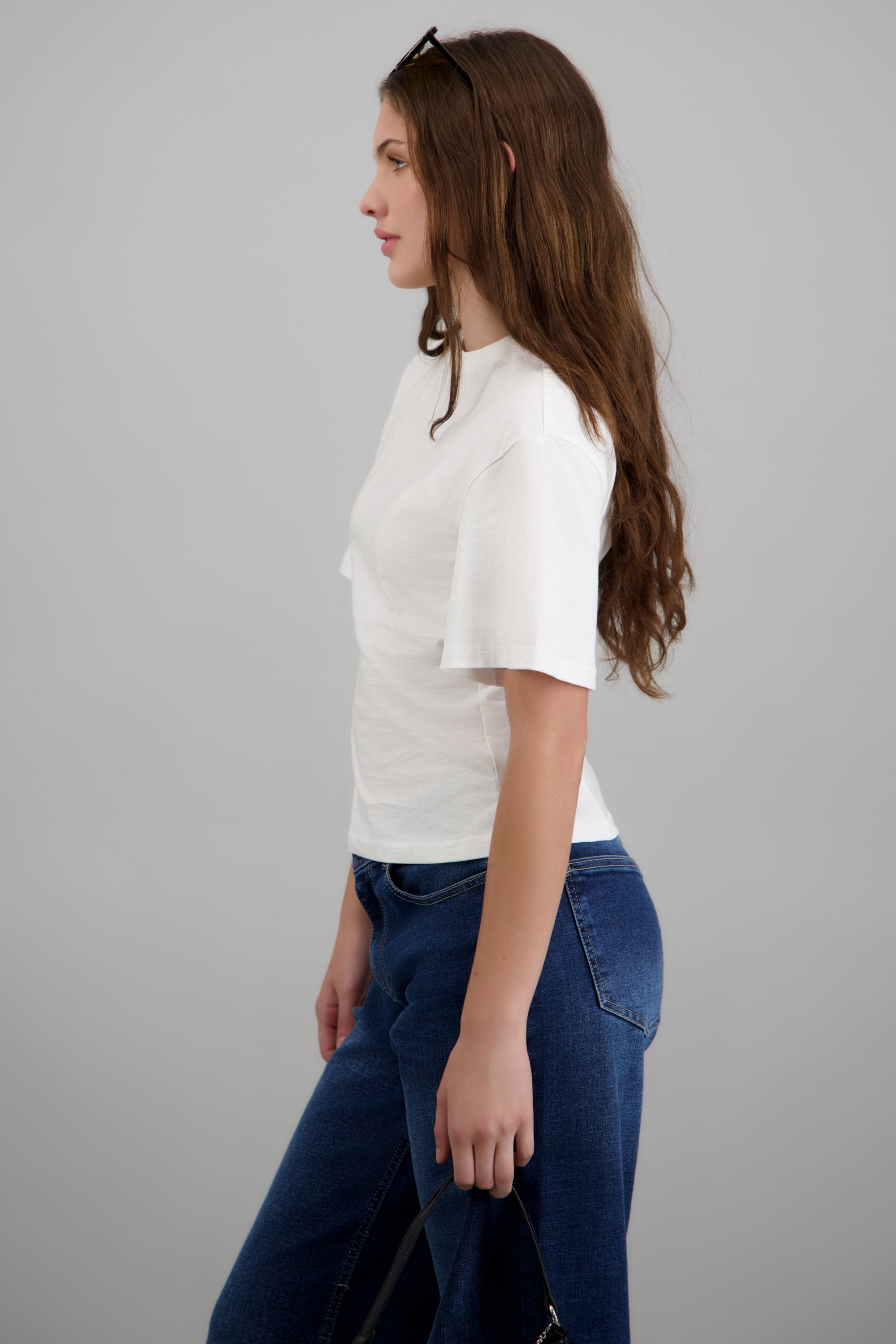 Tshirt basica ajustada BLANCO