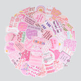 Set 50 stickers frases