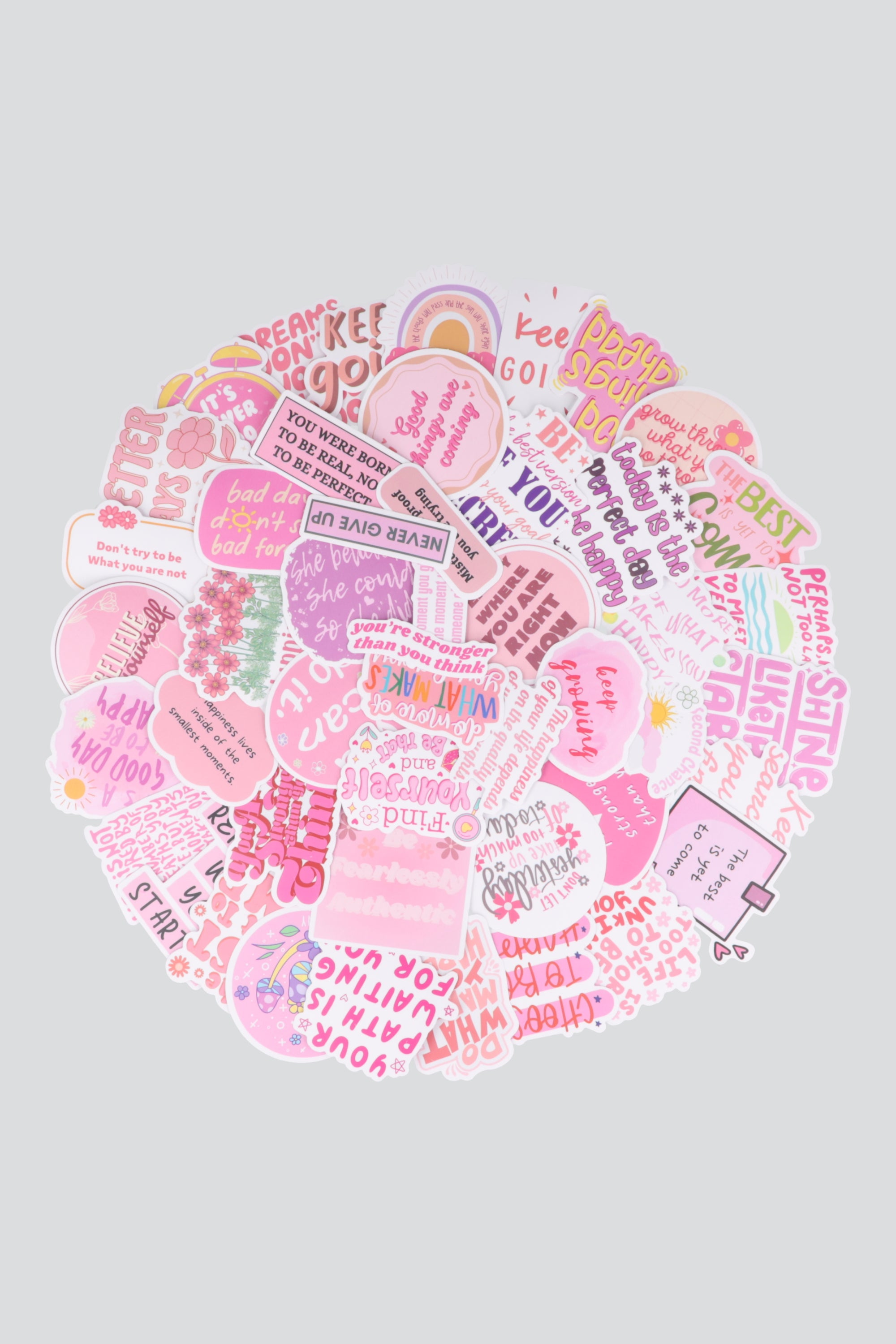 Set 50 stickers frases