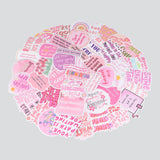 Set 50 stickers frases
