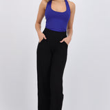 Pantalón modal detalle resorte espalda