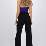 Pantalón modal detalle resorte espalda