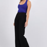 Pantalón modal detalle resorte espalda
