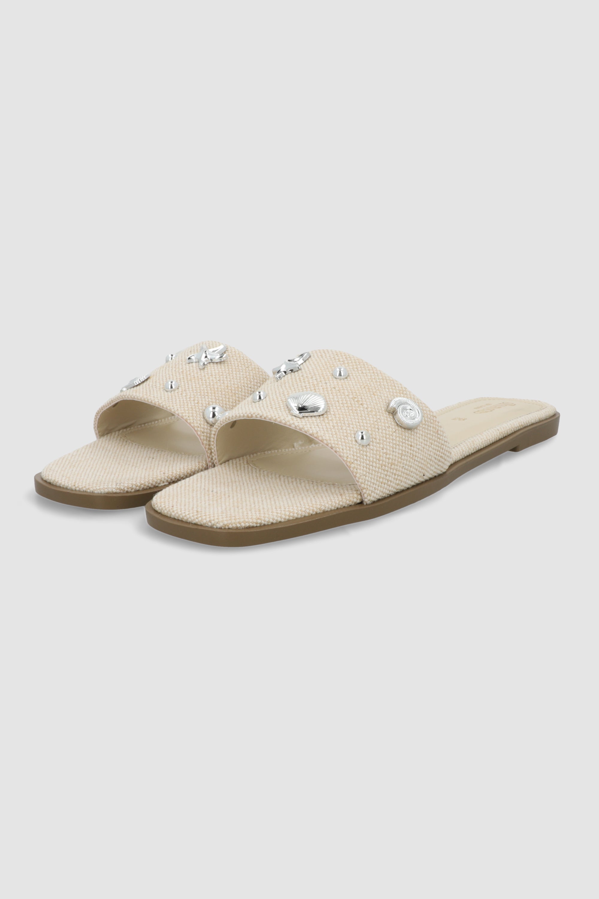 SANDALIA MULA YUTE MAR PLATA HUESO