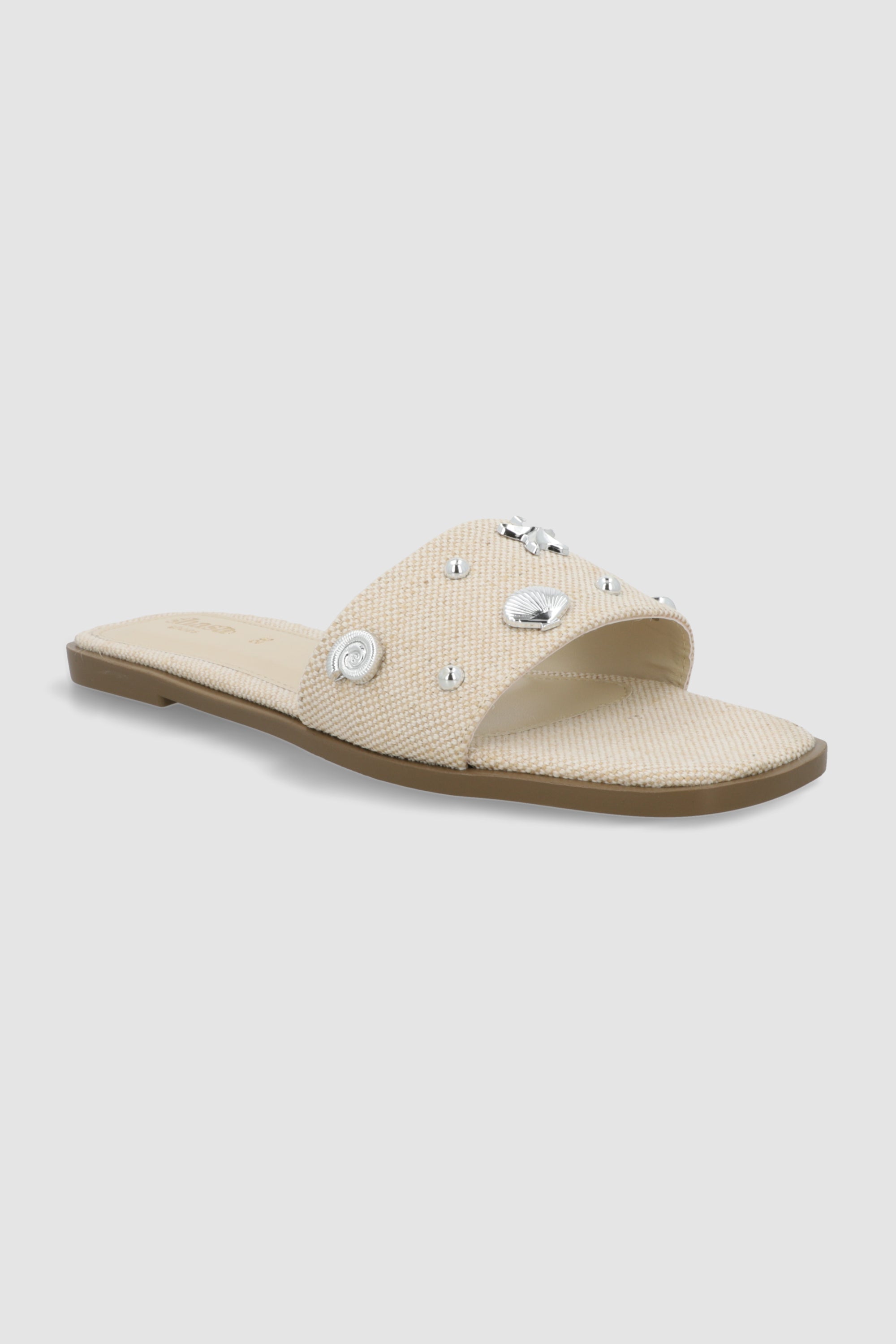SANDALIA MULA YUTE MAR PLATA HUESO