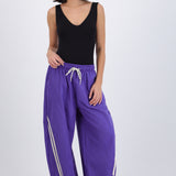 Pantalones rayas corte barrel