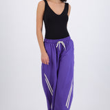 Pantalones rayas corte barrel