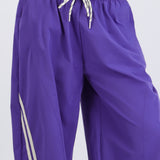 Pantalones rayas corte barrel