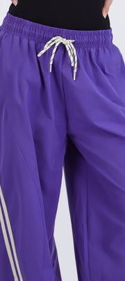 Pantalones rayas corte barrel