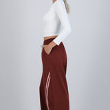 Pantalones rayas corte barrel
