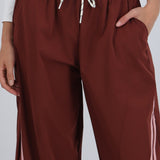 Pantalones rayas corte barrel