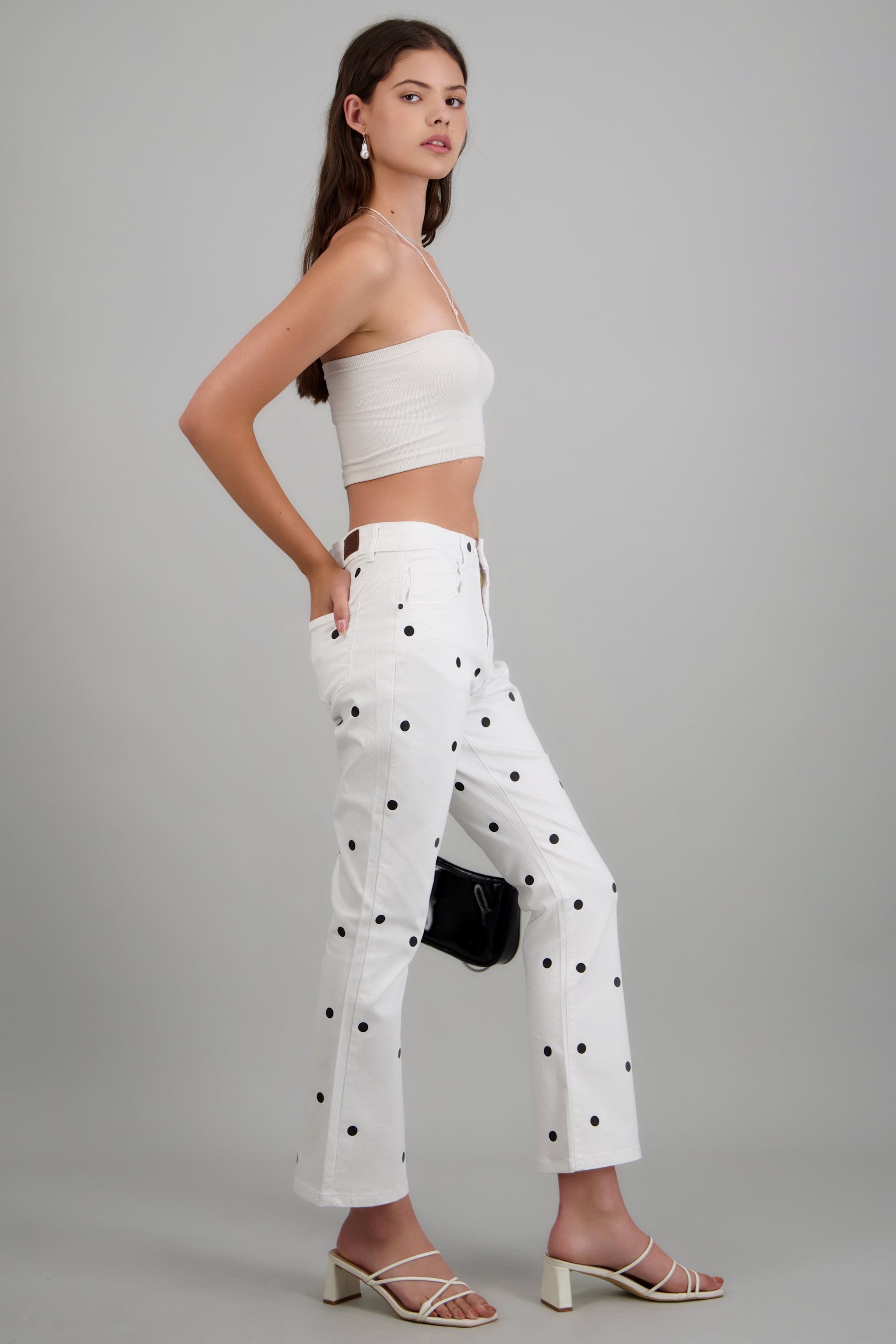Jeans flare polkas HUESO