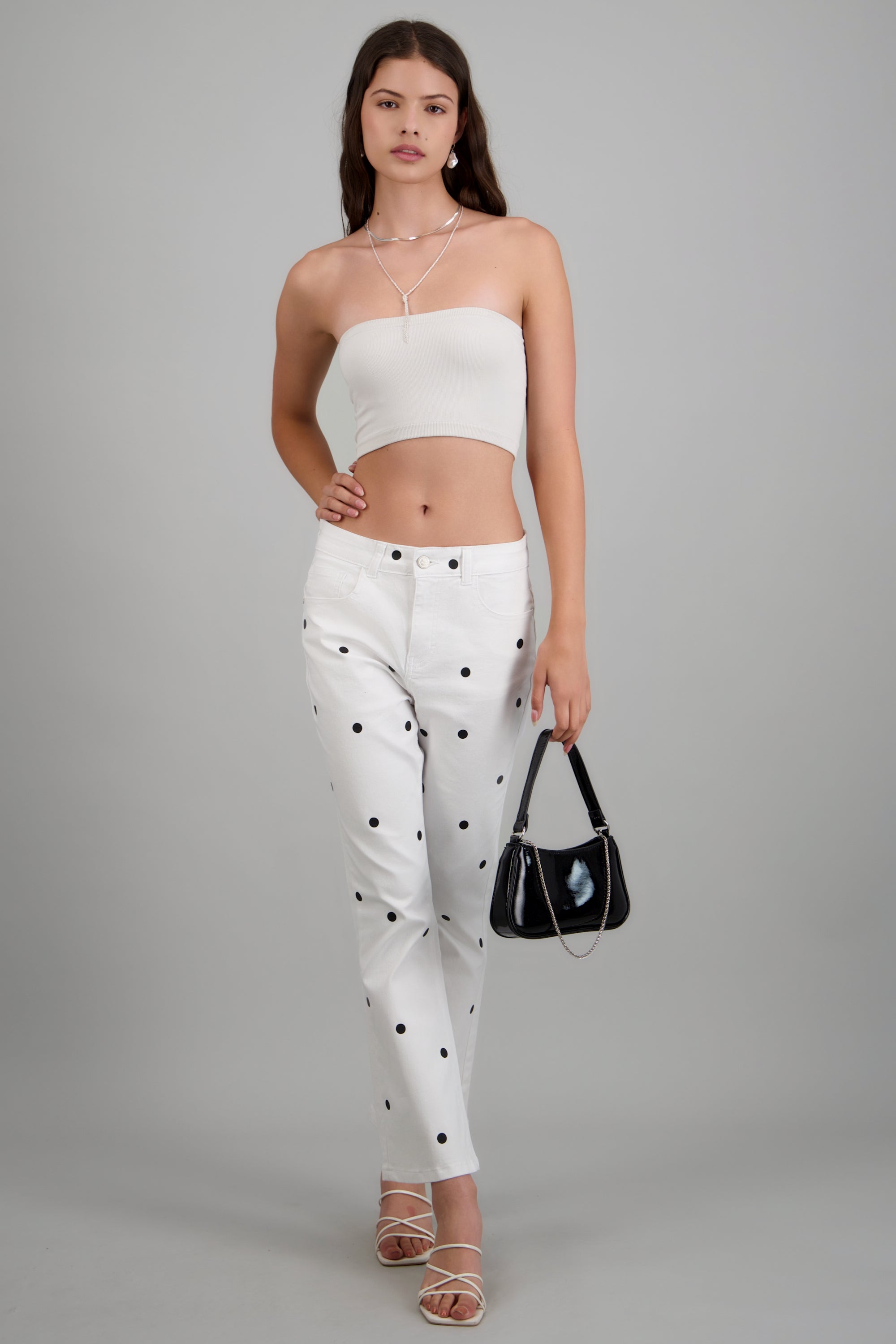 Jeans flare polkas HUESO