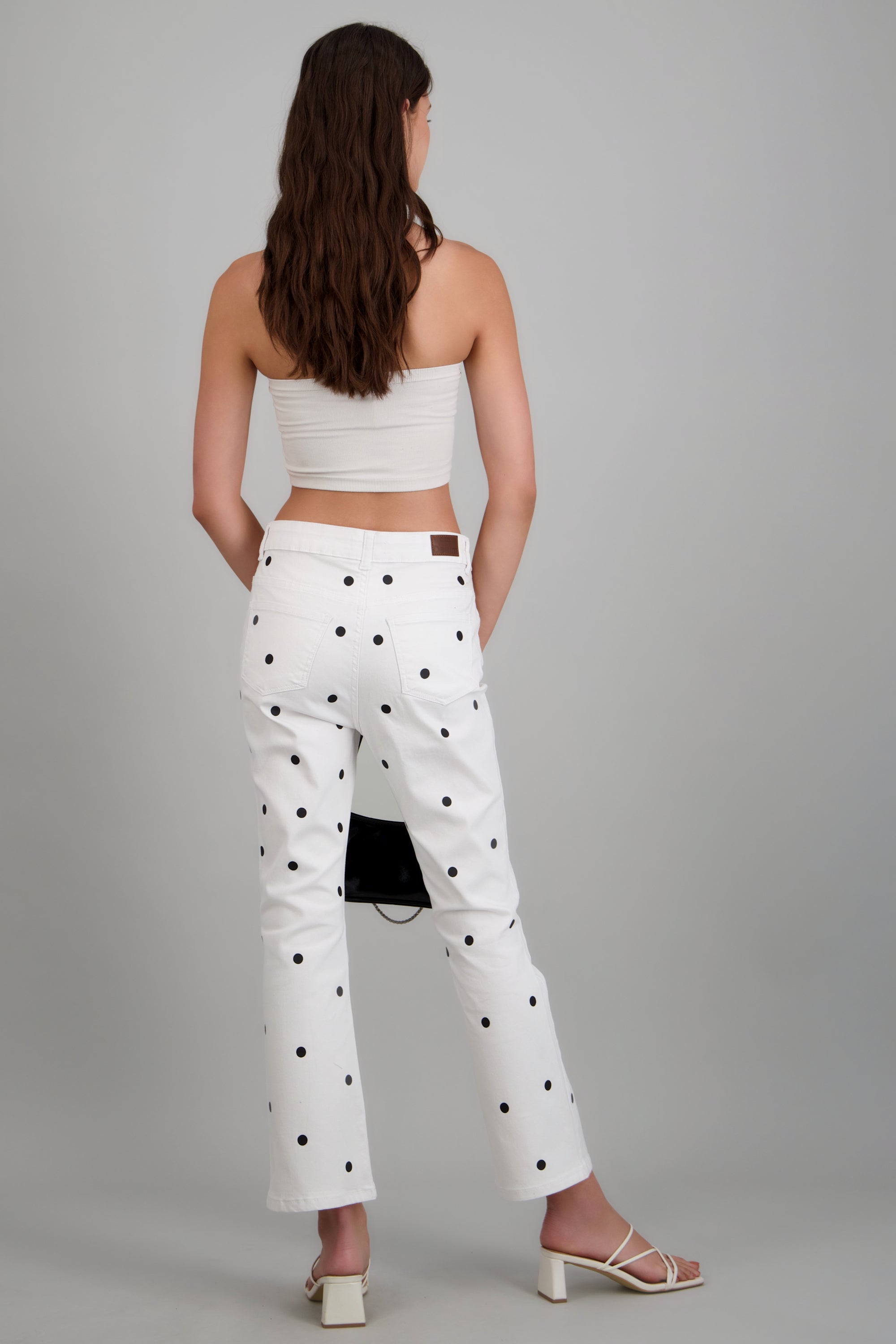 Jeans flare polkas HUESO