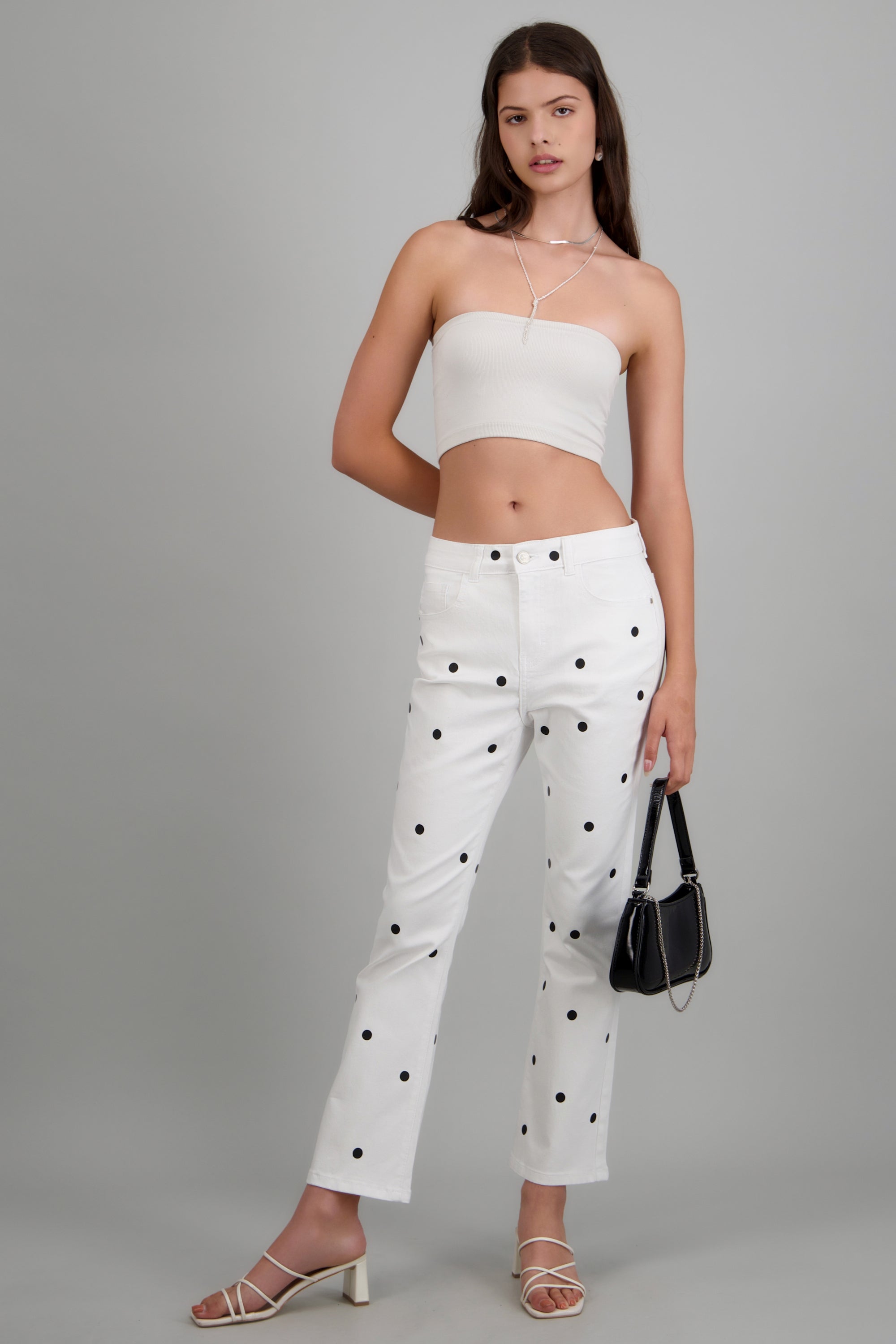Jeans flare polkas HUESO