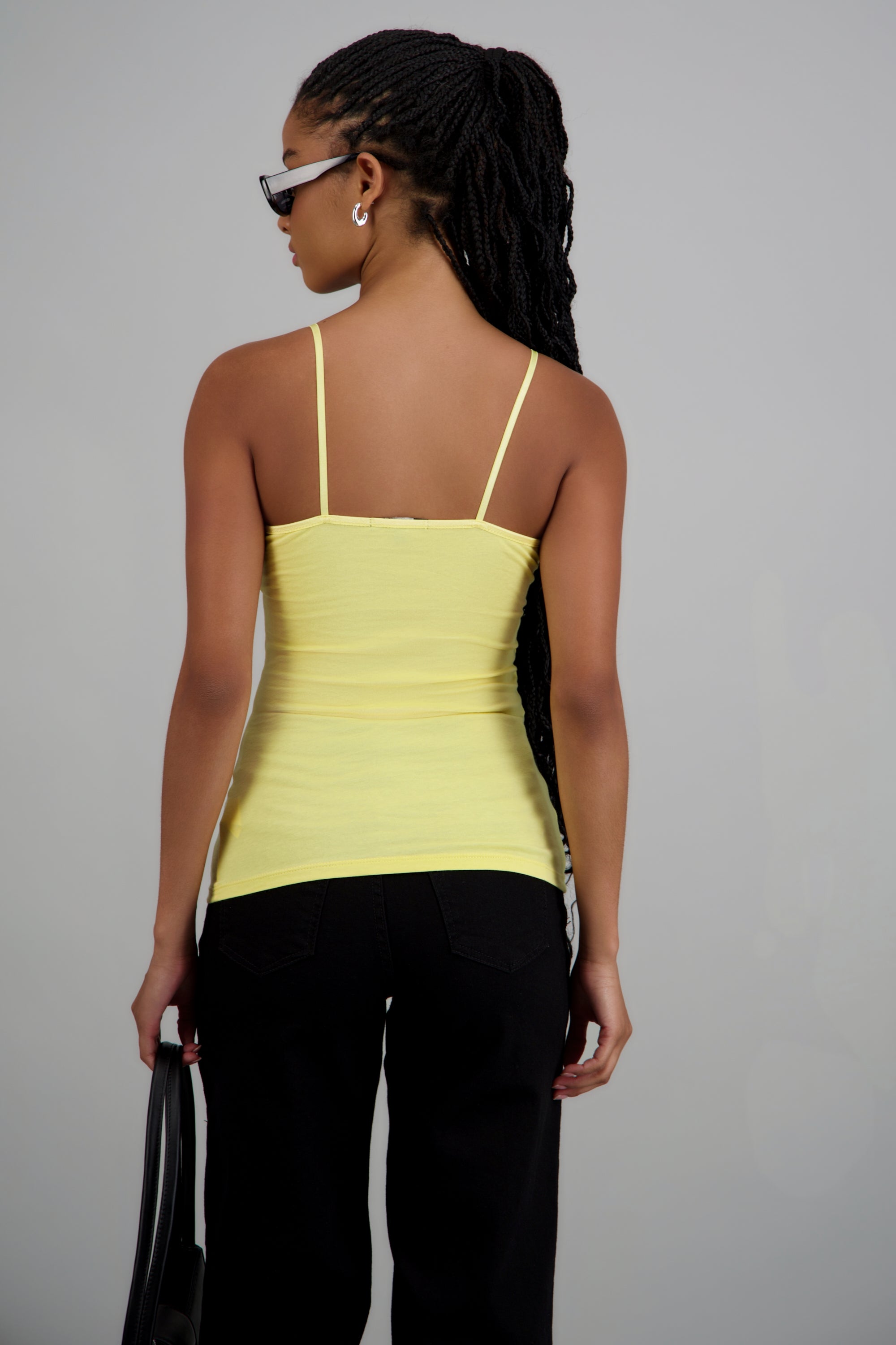 Top largo tirantes AMARILLO PASTEL