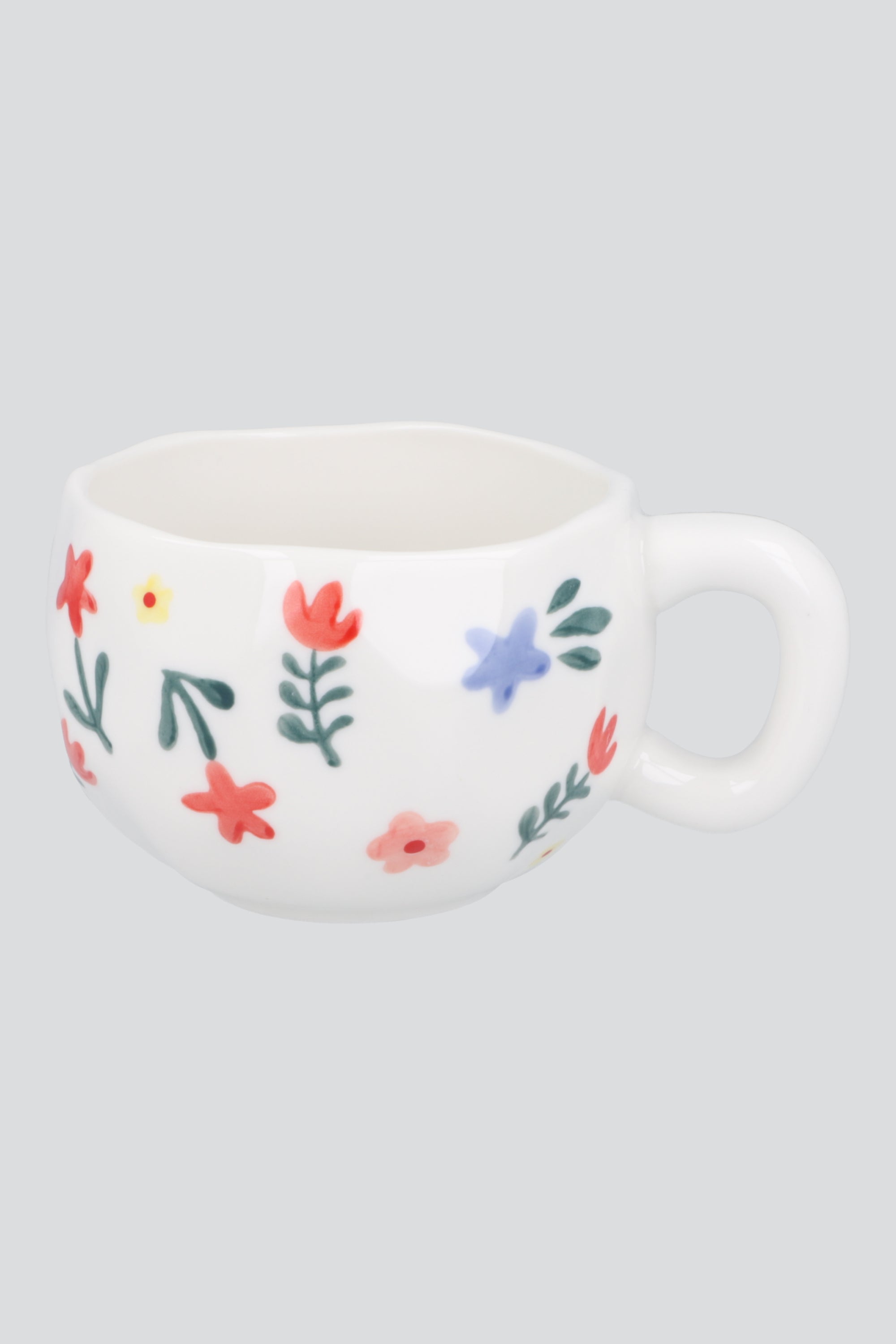 Taza flores MULTICOLOR
