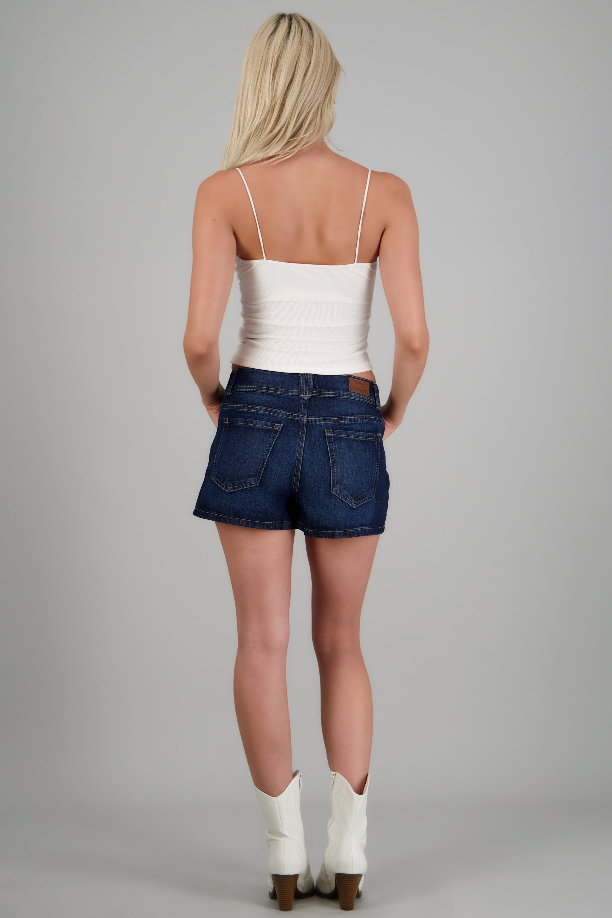 Shorts básico amplios MEDIUM WASH